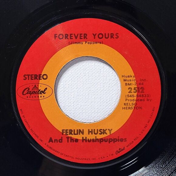 Ferlin Husky 45 That's Why I Love You So Much / Forever Yours on Capitol EX - Picture 2 of 2